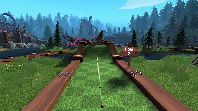 Golf With Your Friends - Corrupted Forest Course screenshot 1