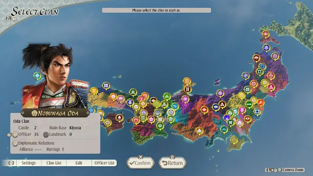 "NOBUNAGA'S AMBITION: Awakening" Scenario "Brotherly Revolt" screenshot 0