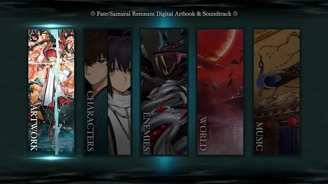 Fate/Samurai Remnant Digital Artbook & Soundtrack screenshot 0