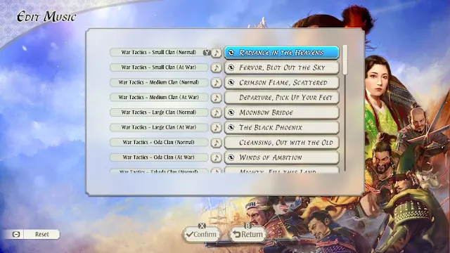 "NOBUNAGA'S AMBITION: Awakening" NOBUNAGA'S AMBITION 40th Anniversary Music screenshot 0