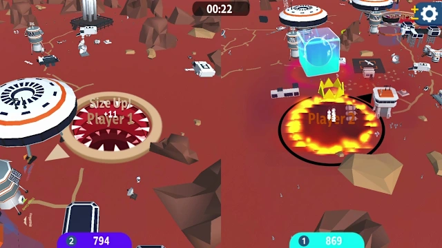 Hole io: Red Planet DLC screenshot 1