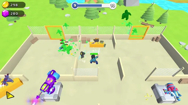 Zombie Defense: Laser Katana screenshot 2