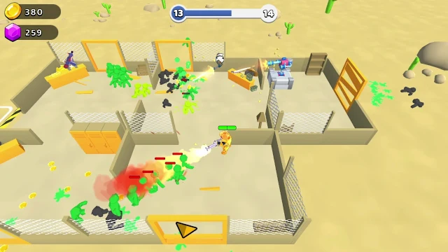 Zombie Defense: Flamethrower screenshot 3