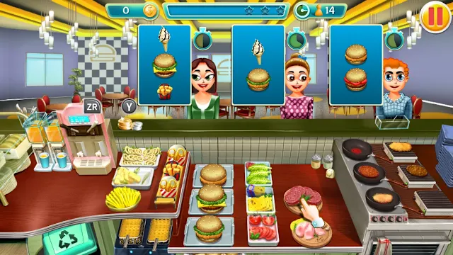 Cooking Tycoons: 3 in 1 Bundle - Burger Chef Tycoon New Levels #2 screenshot 1
