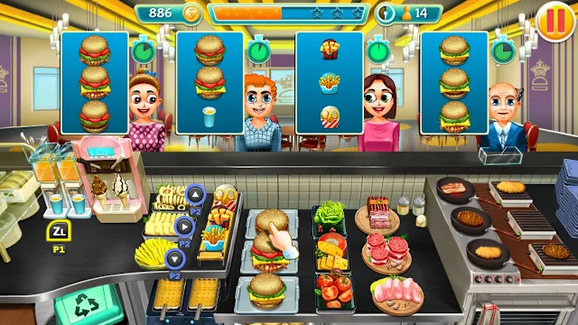 Cooking Tycoons: 3 in 1 Bundle - Burger Chef Tycoon Multiplayer Mode screenshot 2