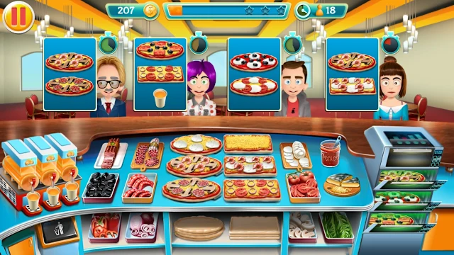 Cooking Tycoons: 3 in 1 Bundle - Pizza Bar Tycoon New Levels #1 screenshot 5