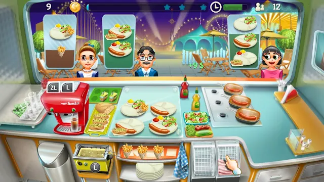 Cooking Tycoons: 3 in 1 Bundle - Food Truck Tycoon New Levels #1 screenshot 2