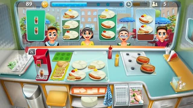 Cooking Tycoons: 3 in 1 Bundle - Food Truck Tycoon New Levels #1 screenshot 5