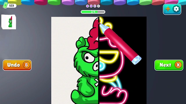 Drawing Carnival: Horror Style screenshot 1