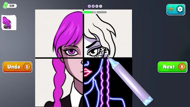 Drawing Carnival: Horror Style screenshot 2