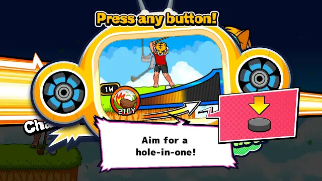 Additional mini-game "Hole-in-one" screenshot 3