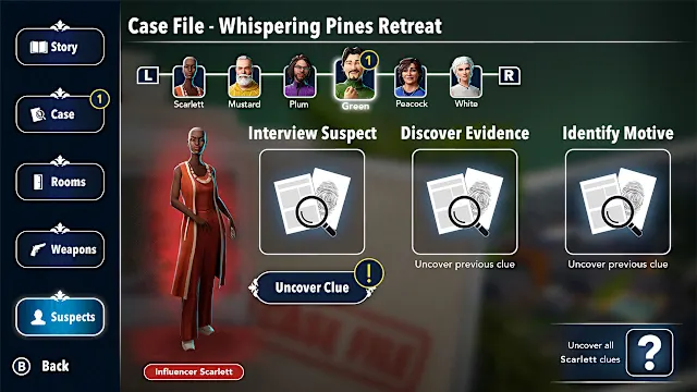 Clue - Whispering Pines Retreat Crime Scene screenshot 5