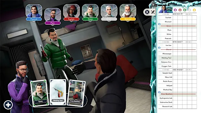 Clue - Polar Research Station Crime Scene screenshot 3