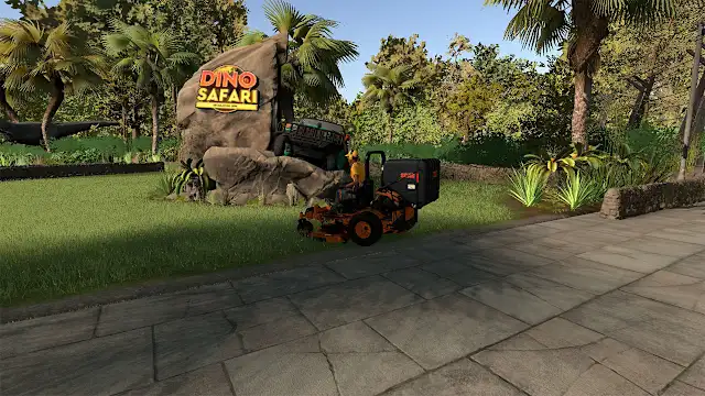 Lawn Mowing Simulator - Dino Safari DLC screenshot 0