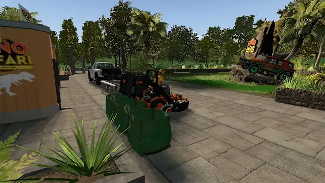 Lawn Mowing Simulator - Dino Safari DLC screenshot 2