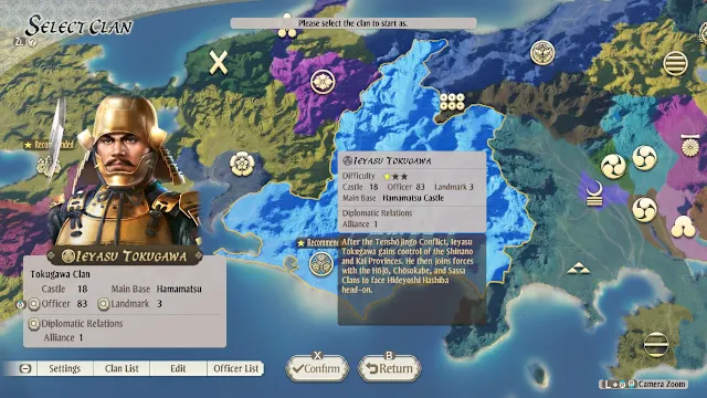 NOBUNAGA'S AMBITION: Awakening Scenario,"Battle of Komaki-Nagakute" screenshot 1