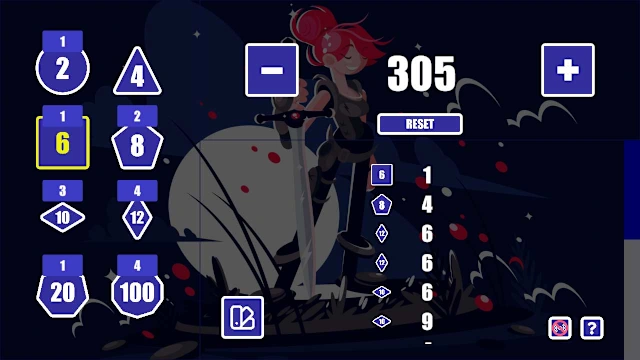 Easy Dice for RPG/Tabletop - Warrior screenshot 0