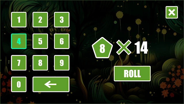 Easy Dice for RPG/Tabletop - Jungle Theme screenshot 1