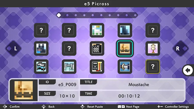 DLC "Picross e5" screenshot 1