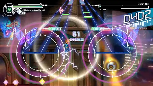 GUNVOLT RECORDS Cychronicle Song Pack 5 Lumen: ♪Sakura Efflorescence ♪Cyanotype ♪Tabula Rasa ♪Reincarnation Fateful screenshot 5