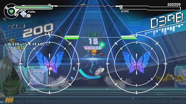 GUNVOLT RECORDS Cychronicle Song Pack 6 Lumen & Luxia: ♪Nebulous Clock ♪Iolite ♪Paradox Stage ♪Afsān screenshot 4