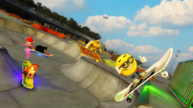 Skateboard Drifting with Maxwell Cat: New Skins Pack screenshot 4