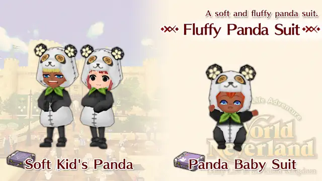 Fluffy Panda Suit