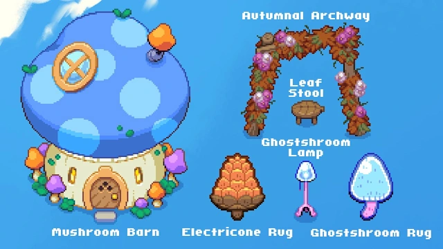 Moonstone Island: Autumnal Accessories DLC Pack screenshot 1