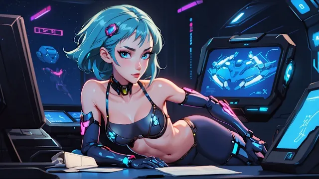 Ecchi Secrets: Futuristic Dream screenshot 0