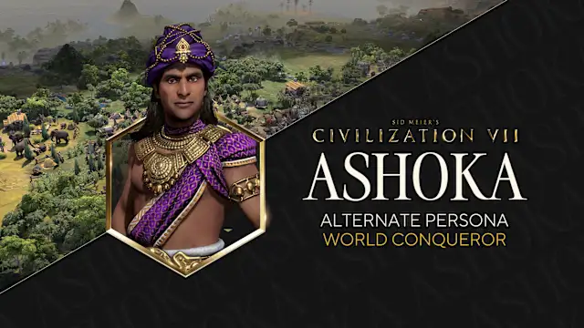 Sid Meier's Civilization® VII: Ashoka (World Conqueror) Persona