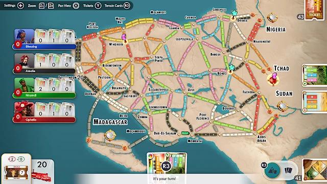 Ticket to Ride®: Heart of Africa Expansion screenshot 3
