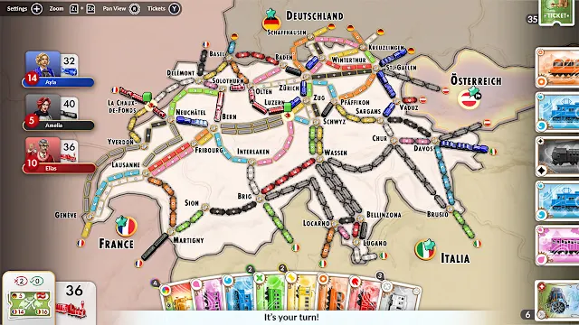 Ticket to Ride®: Switzerland Expansion screenshot 3