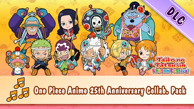Taiko no Tatsujin: Rhythm Festival - One Piece Anime 25th Anniversary Collab. Pack
