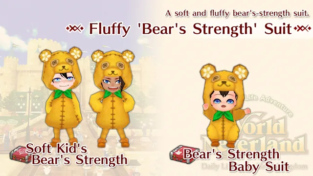 Fluffy 'Bear's Strength' Suit