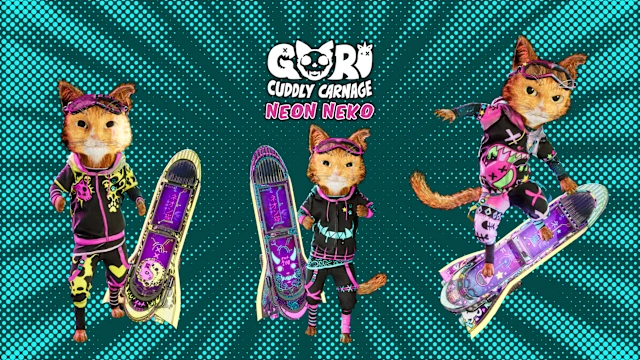 Gori Cuddly Carnage : Neon Neko Triple Skin Pack