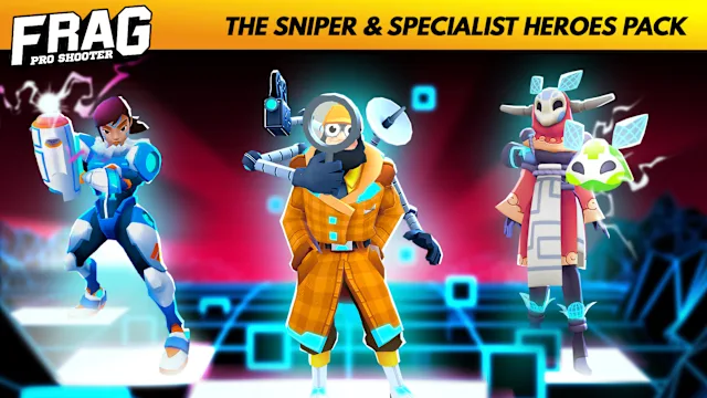 FRAG: The Sniper & Specialist Heroes Pack