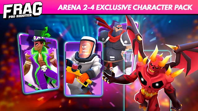FRAG: Arena 2-4 Exclusive Character Pack