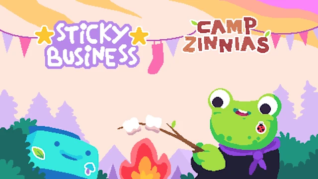 Sticky Business: Camp Zinnias