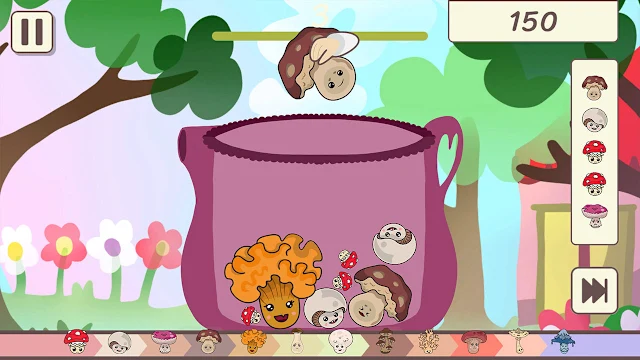 Sweet Home Drawing - Background - Land of Mushrooms screenshot 0
