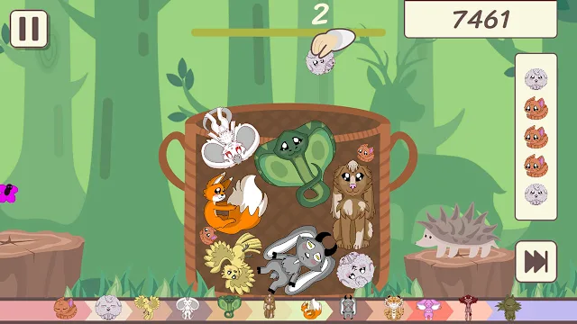 Kawaii Animals - Skin Set - Land of Mushrooms screenshot 1