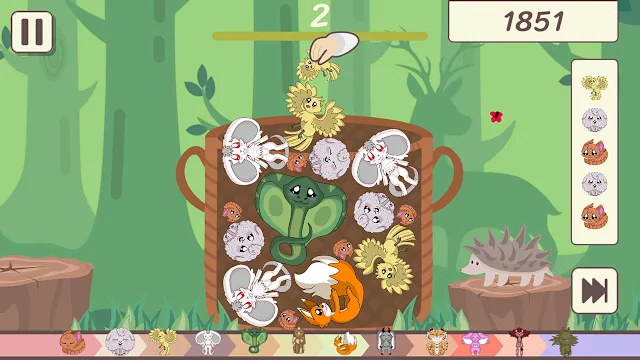 Kawaii Animals - Skin Set - Land of Mushrooms screenshot 2