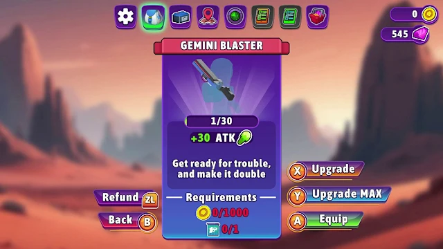 Mars Survivor: Blue Blaster screenshot 2