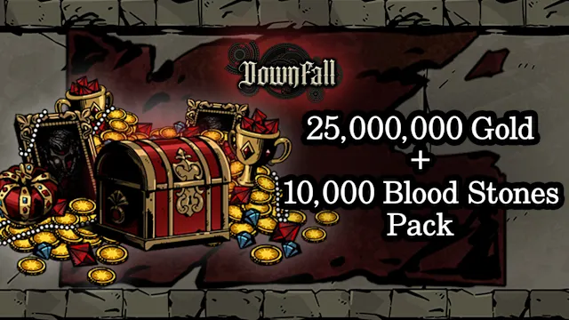 25,000,000 Gold + 10,000 Blood Stones Pack
