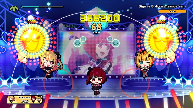 Taiko no Tatsujin: Rhythm Festival - 【OSHI NO KO】Collab. Pack screenshot 2