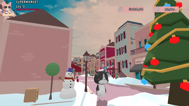 Cat MeowMart: Christmas Mood screenshot 1