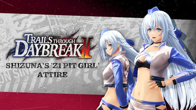 Trails through Daybreak II - Shizuna's 'Z1 Pit Girl' Attire