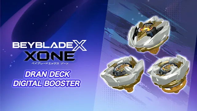 "BEYBLADE X XONE" DRAN DECK DIGITAL BOOSTER