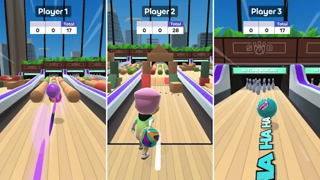Skyline Bowling: Bright Style screenshot 1