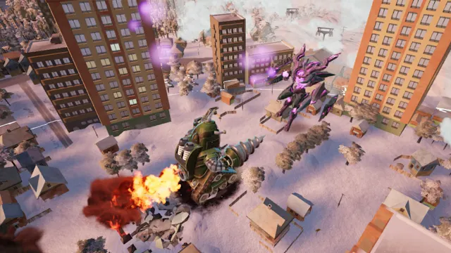 GigaBash - MechaJURAS Free DLC screenshot 3