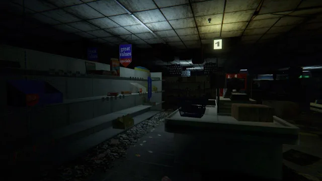 Backrooms: Exit from Supermarket Creepy Music screenshot 3